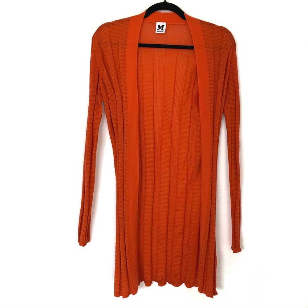 M MISSONI OPEN FRONT CARDIGAN